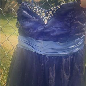 Royal blue homecoming dress
